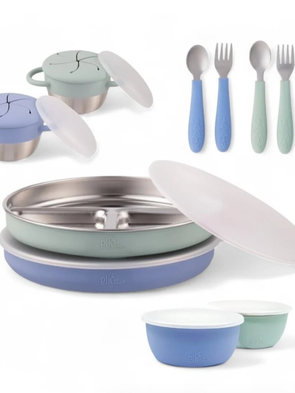 Elk and Friends Stainless Steel Bundle Set